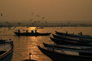 Boating in the river Ganga