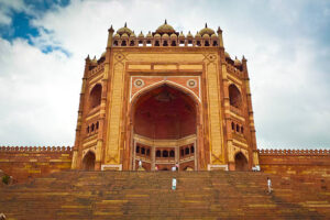 Buland Darwaza, the 54 meters high entrance to Fatehpur Sikri complex, Uttar Pradesh, India