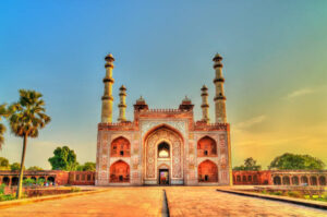 South Gate of Sikandra Fort in Agra - Uttar Pradesh State of India